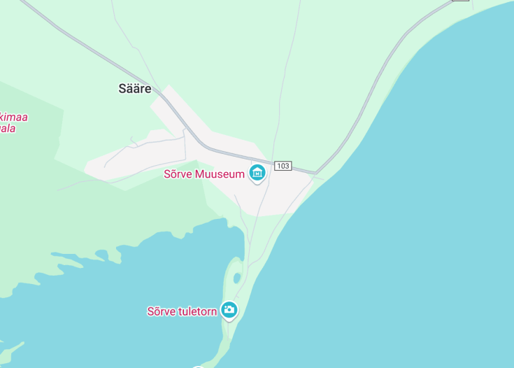 Map of Sõrve Muuseum, Sääre