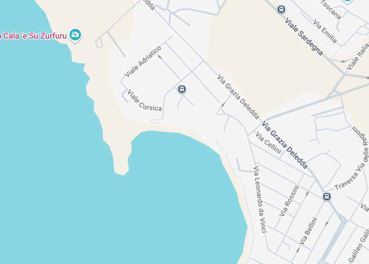 Map of Spiaggia di Portopaglietto, Portoscuso