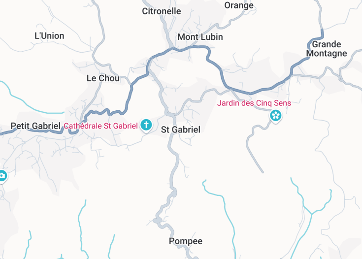 Map of St Gabriel, 