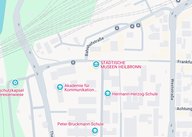 Map of Städtische Museen Heilbronn, Germany