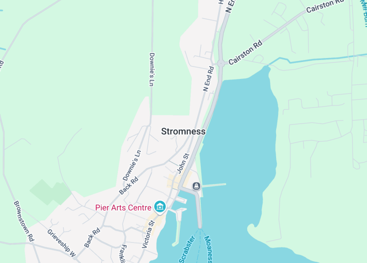 Map of Stromness, Scotland (United Kingdom)