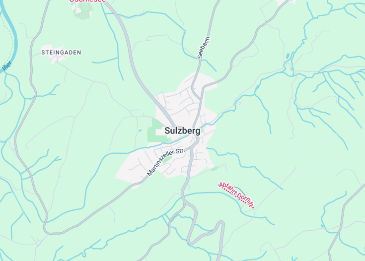 Map of Sulzberg, Germany