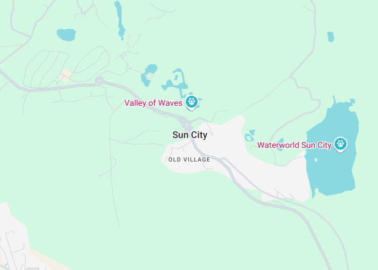 Map of Sun City, South Africa