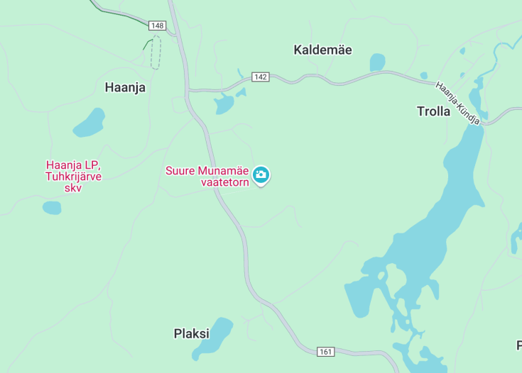 Map of Suur Munamägi Tower, Haanja