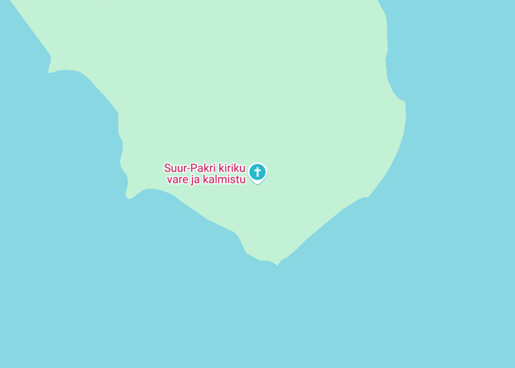Map of Suur-Pakri kiriku vare ja kalmistu, Suur-Pakri