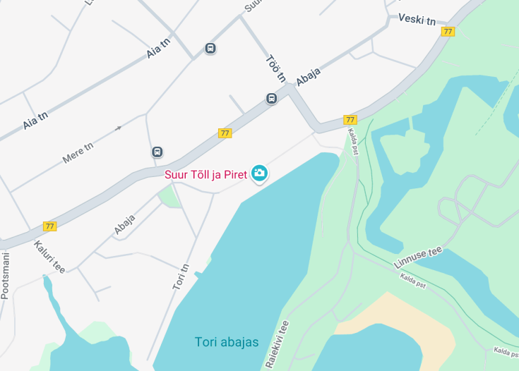 Map of Suur Toll and Piret, Kuressaare