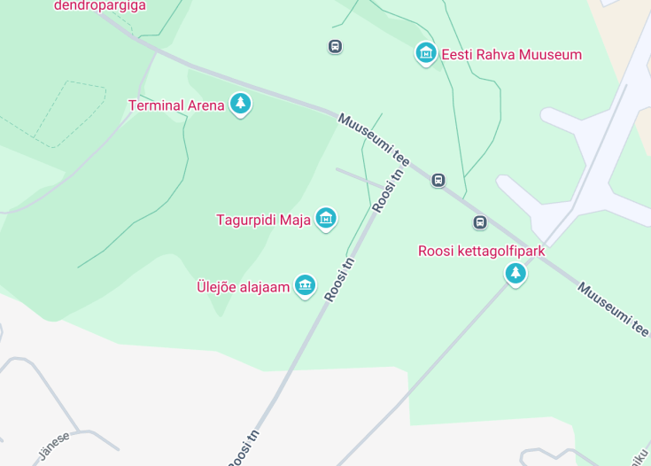 Map of Tagurpidi Maja, Tartu