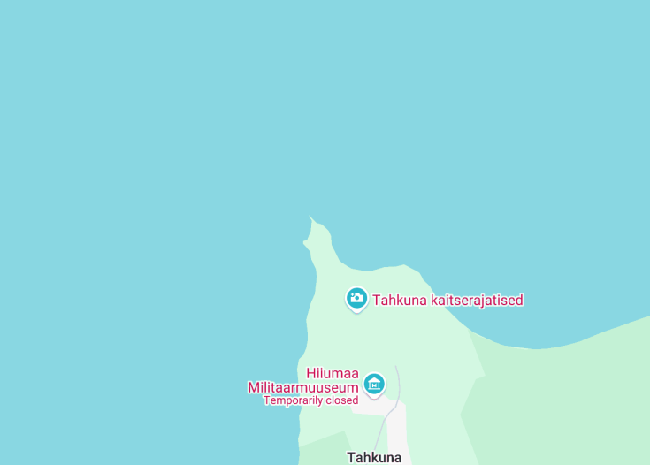 Map of Tahkuna Lighthouse, Kärdla