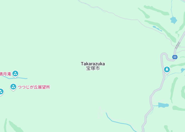 Map of Takarazuka, Japan