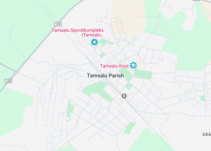 Map of Tamsalu, Estonia