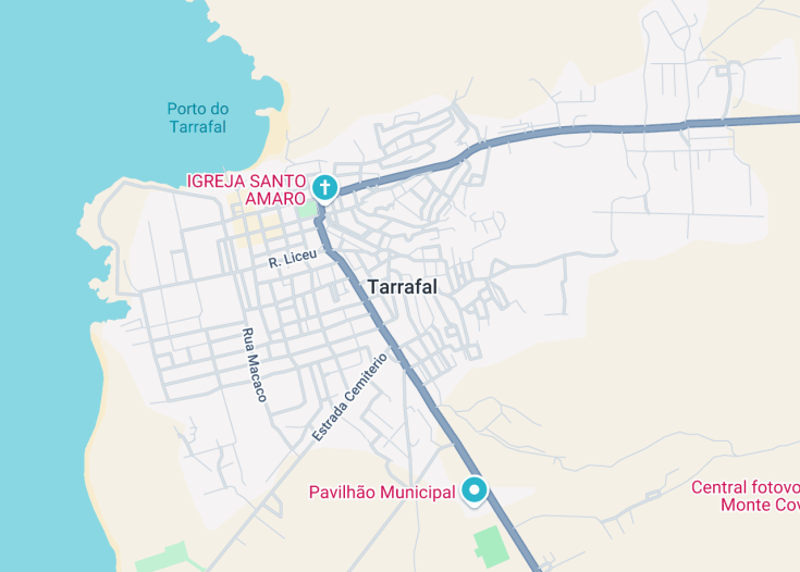 Map of Tarrafal, Cabo Verde