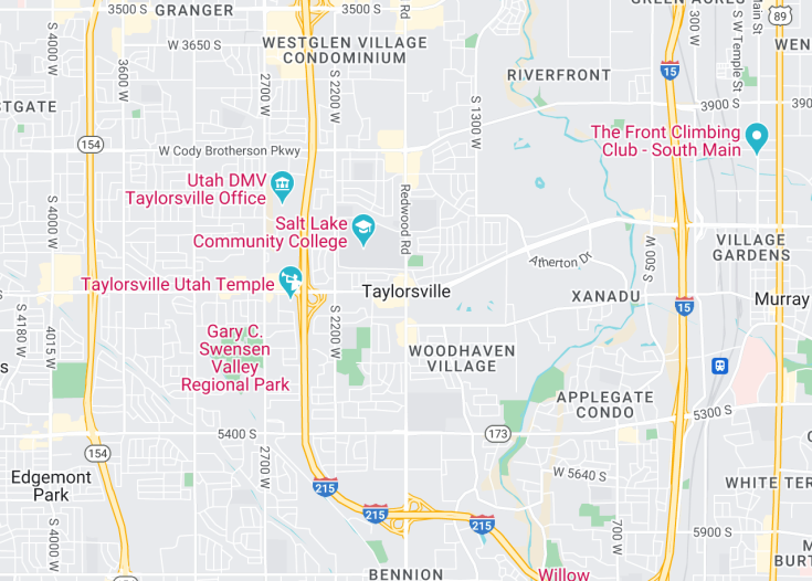 Map of Taylorsville, Utah (USA)