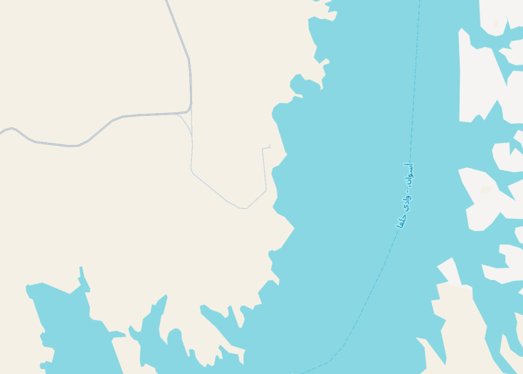 Map of Temple of Wadi El-Sebua, Aswan