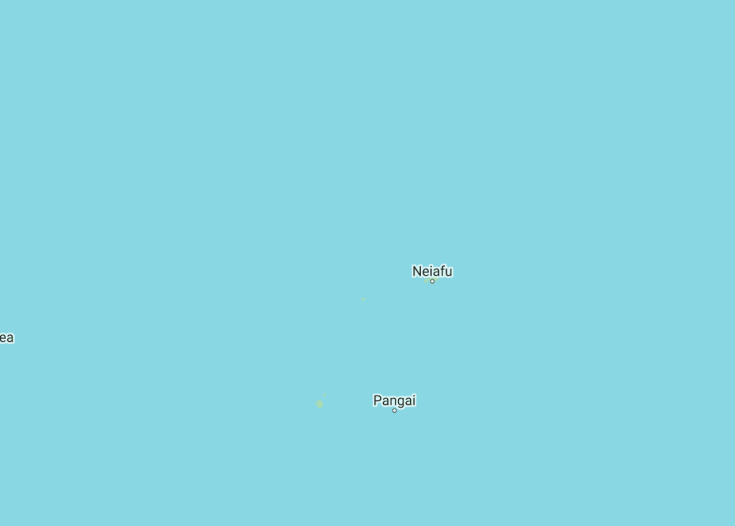 Map of Tonga, 