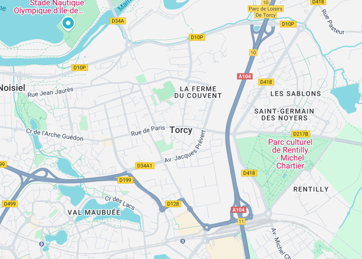 Map of Torcy, France