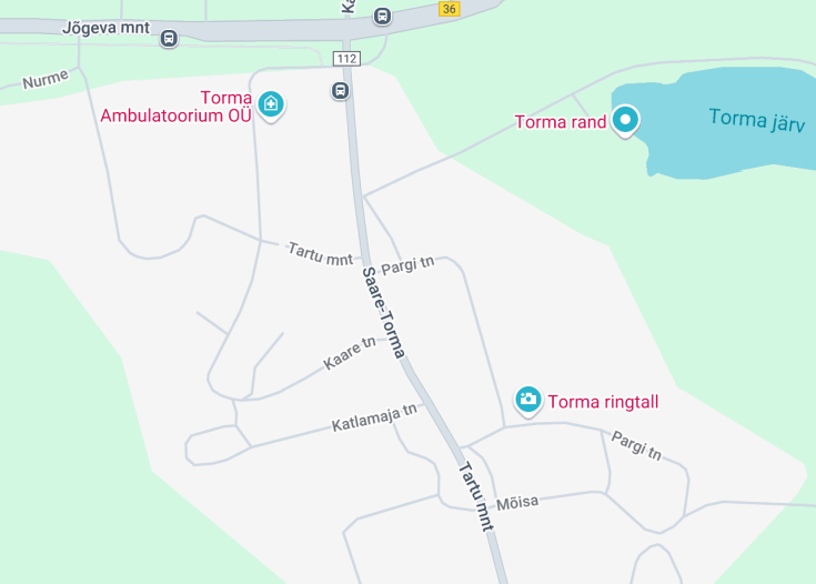 Map of Torma Talveküla (Estonia Christmas Village), Torma