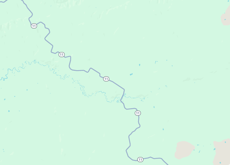 Map of Trans Alaska Pipeline Viewpoint, Fairbanks