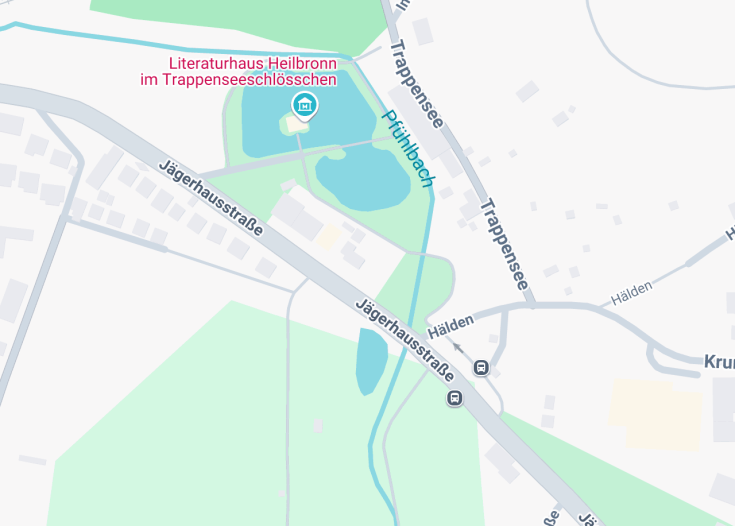 Map of Trappensee Biergarten, Heilbronn