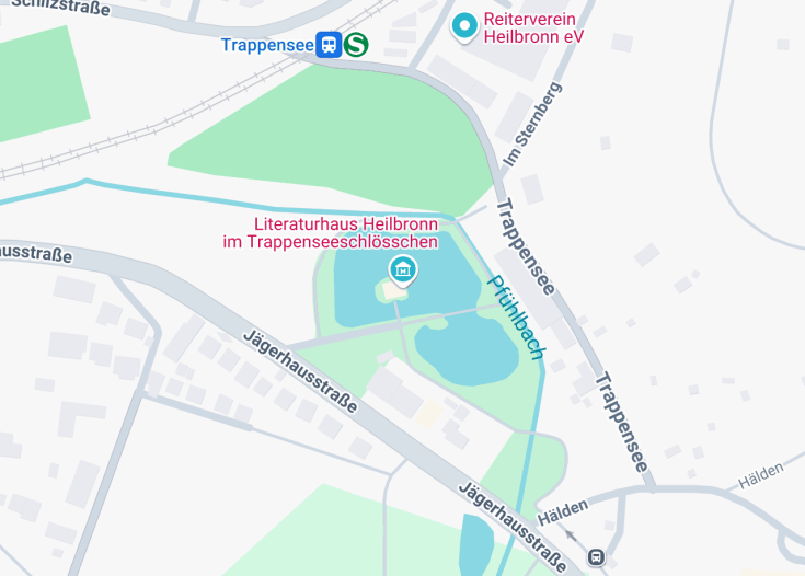 Map of Trappenseeschlösschen, Heilbronn