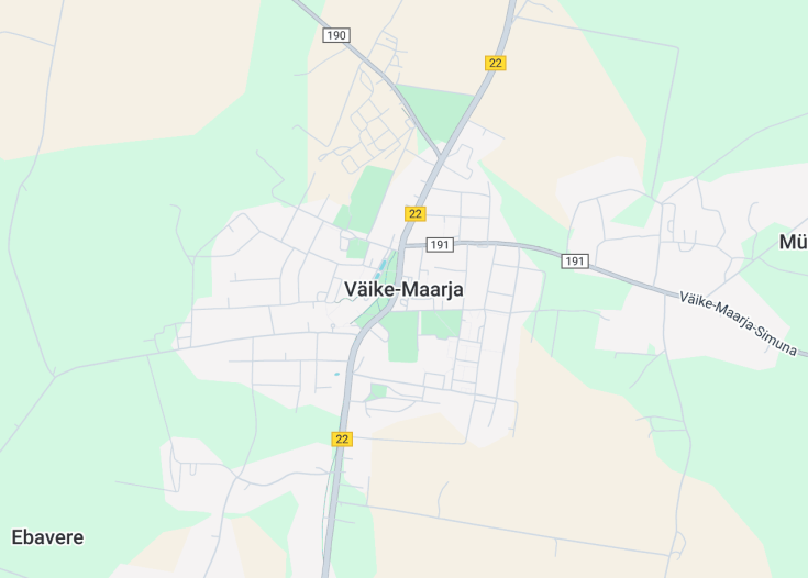 Map of Väike-Maarja, Estonia