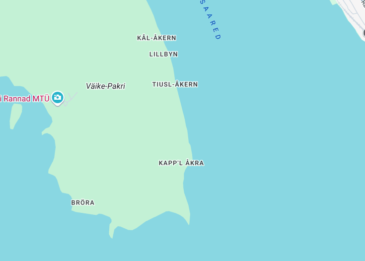 Map of Väike-Pakri kalmistu, Väike-Pakri