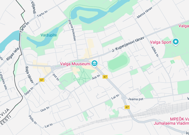 Map of Valga Museum, Valga