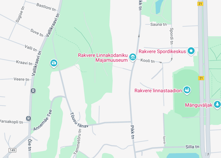 Map of Vallimäe tuuleveski, Rakvere