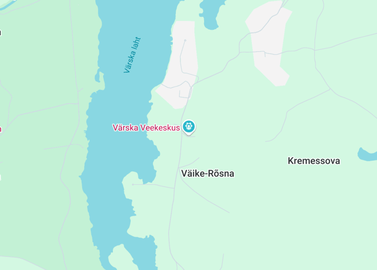 Map of Värska Veekeskus water park, Värska