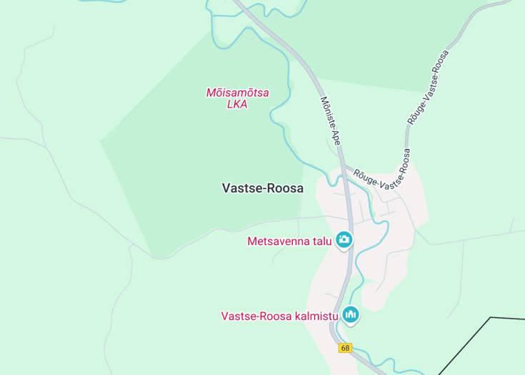 Map of Vastse-Roosa, Estonia