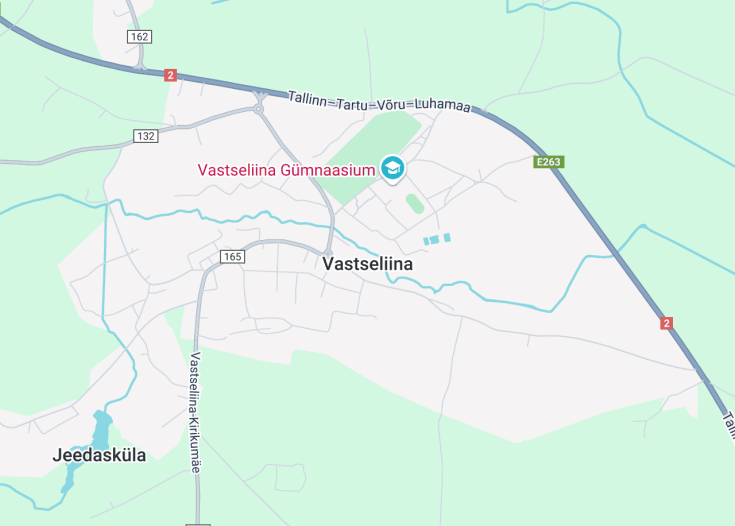 Map of Vastseliina, Estonia