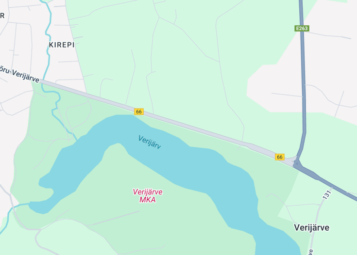 Map of Verijärve matkarada, Võru