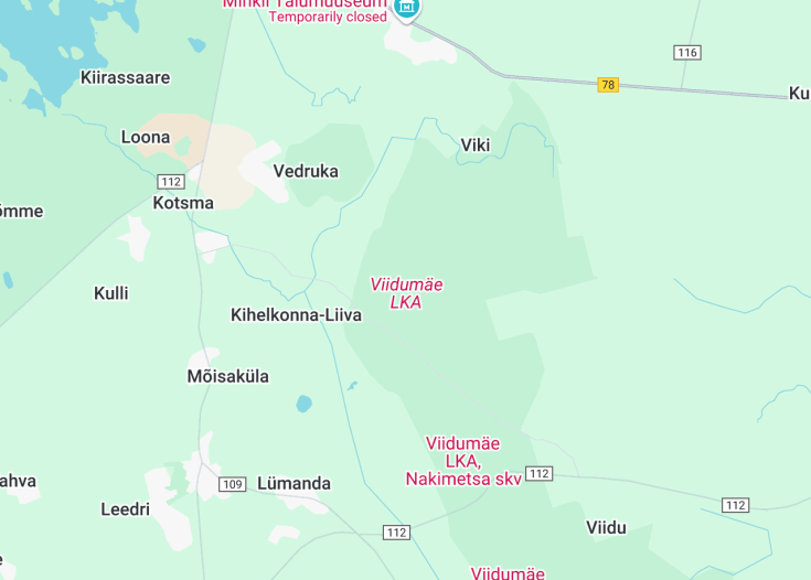 Map of Viidumäe Nature Reserve, Kihelkonna