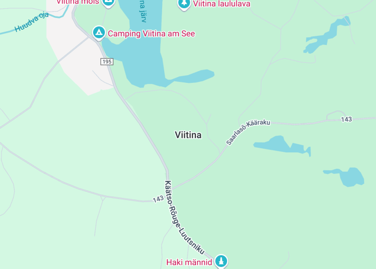 Map of Viitina, Estonia