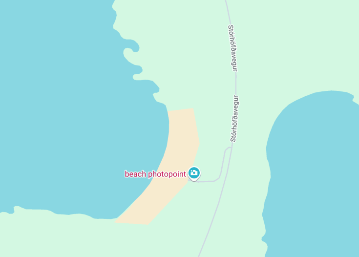 Map of Vikin beach, 