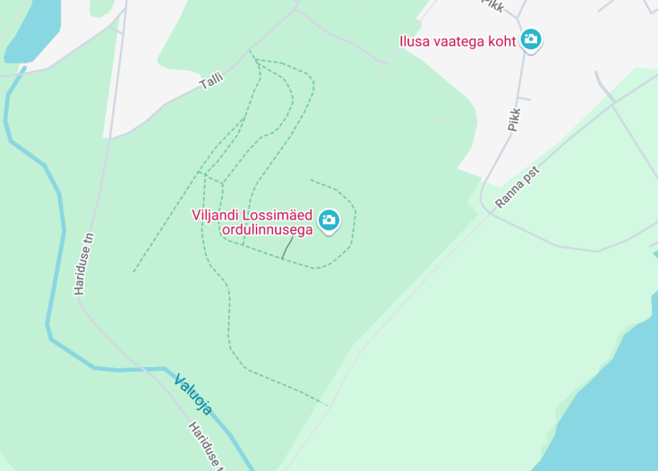 Map of Viljandi Castle, Viljandi