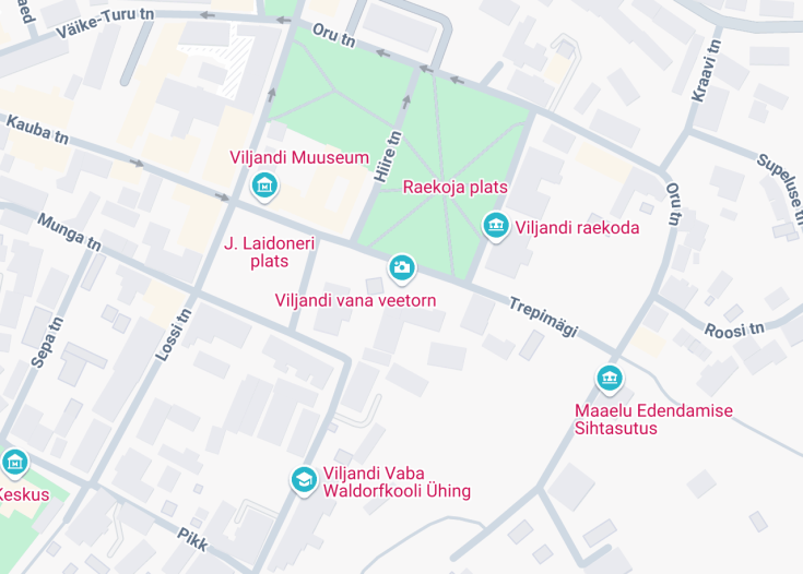 Map of Viljandi vana veetorn, Viljandi