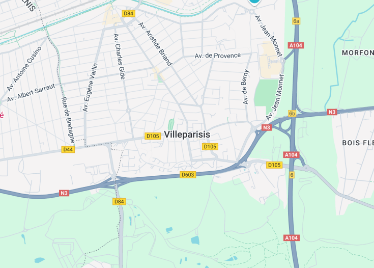 Map of Villeparisis, France