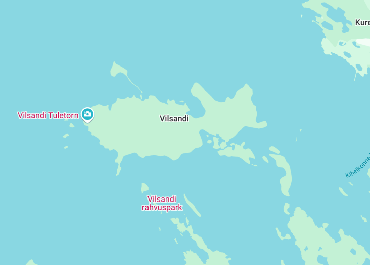 Map of Vilsandi, Estonia