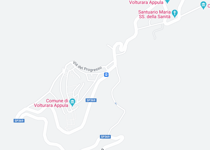 Map of Volturara Appula, Italy