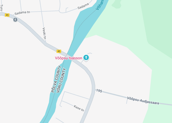 Map of Võõpsu tsässon, Võõpsu