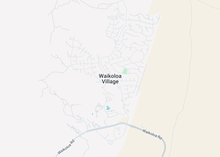 Map of Waikoloa Village, Hawaii (USA)