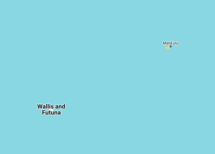 Map of Wallis and Futuna (France), 