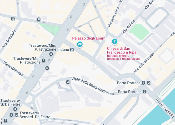 Map of WEGIL Trastevere, Rome