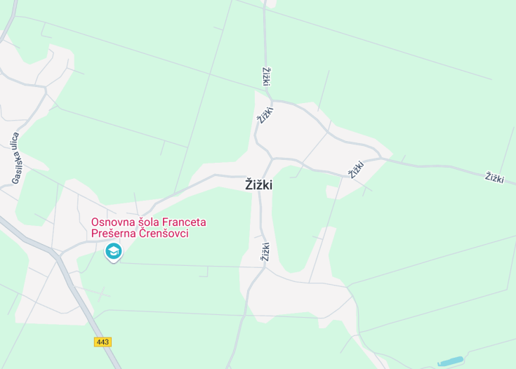 Map of Žižki, Slovenia