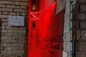 Vicolo dell'Amore: a romantic alley in Motta Montecorvino